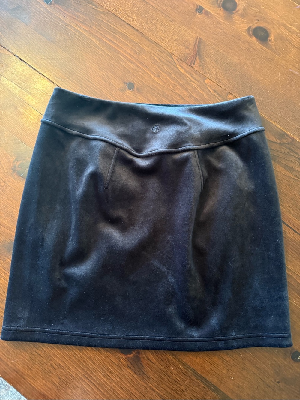 lululemon athletica Black Stretch Mini Skirt